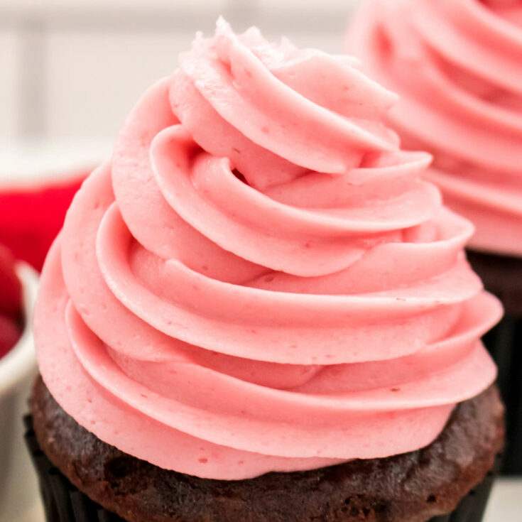 The Best Raspberry Buttercream Frosting