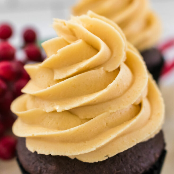 The Best Butter Rum Buttercream Frosting