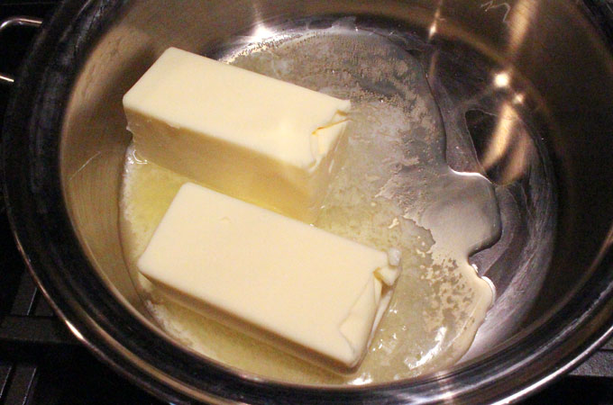 Melt Butter in a pan