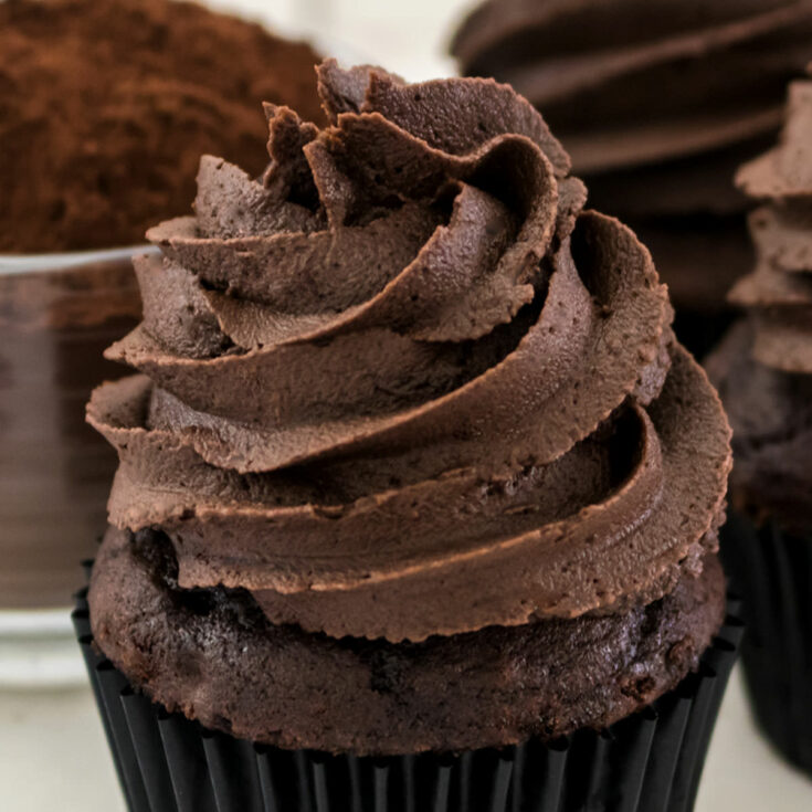 The Best Dark Chocolate Buttercream Frosting