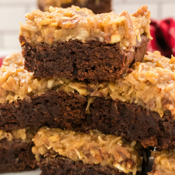 German Chocolate Brownies