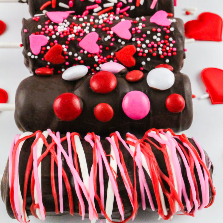 Valentine's Day Marshmallow Wands